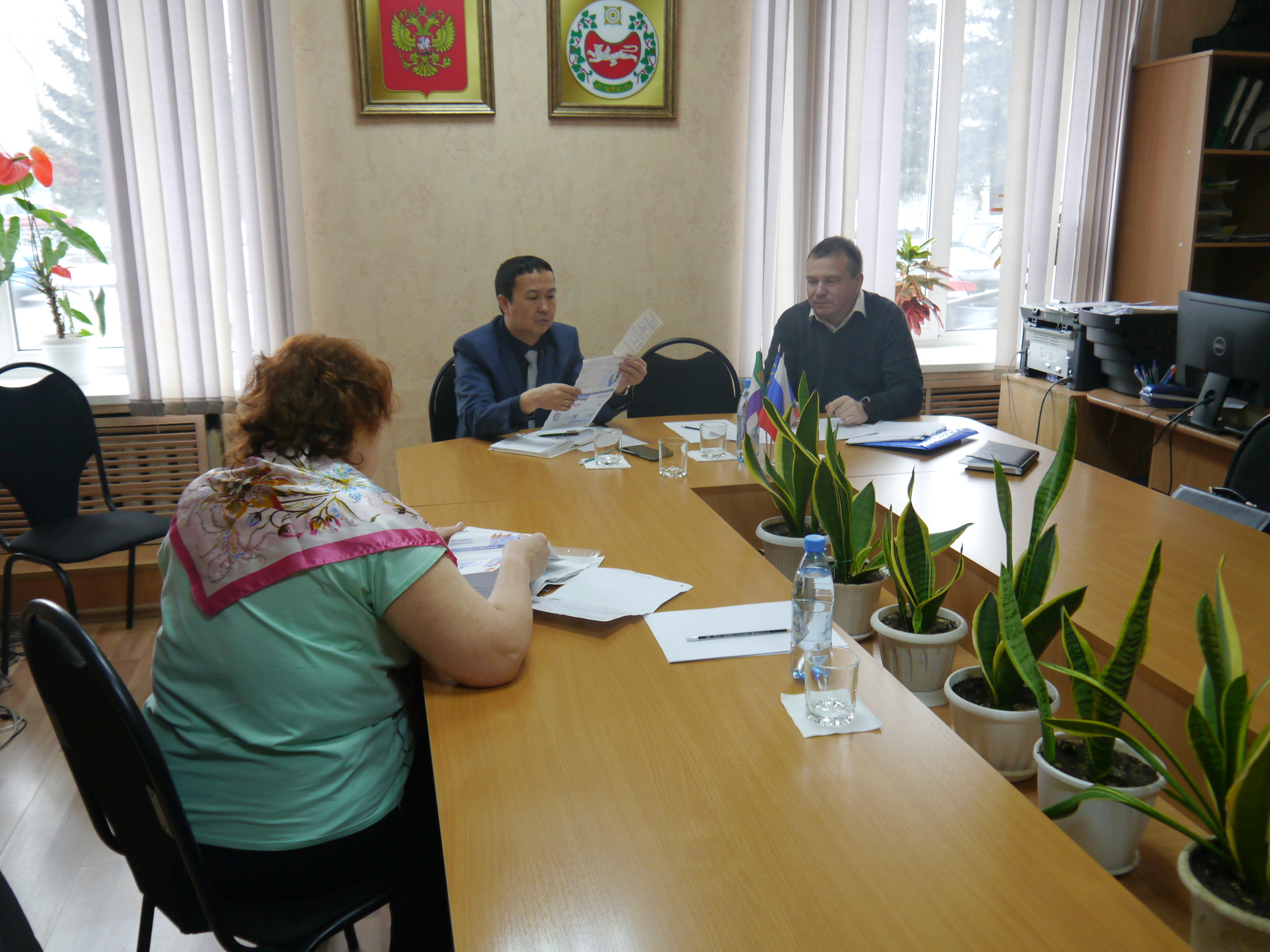 Первый выездной приём граждан в этом году состоялся в администрации города Черногорска